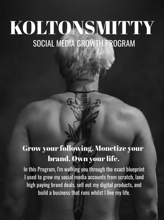 KoltonSmitty’s Social Media Growth Program