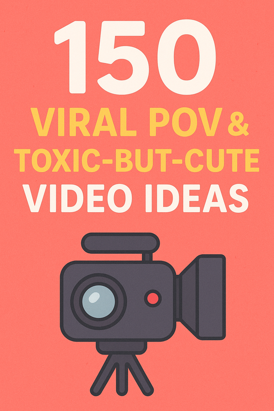 150 VIRAL POV & RELATABLE VIDEO IDEAS
